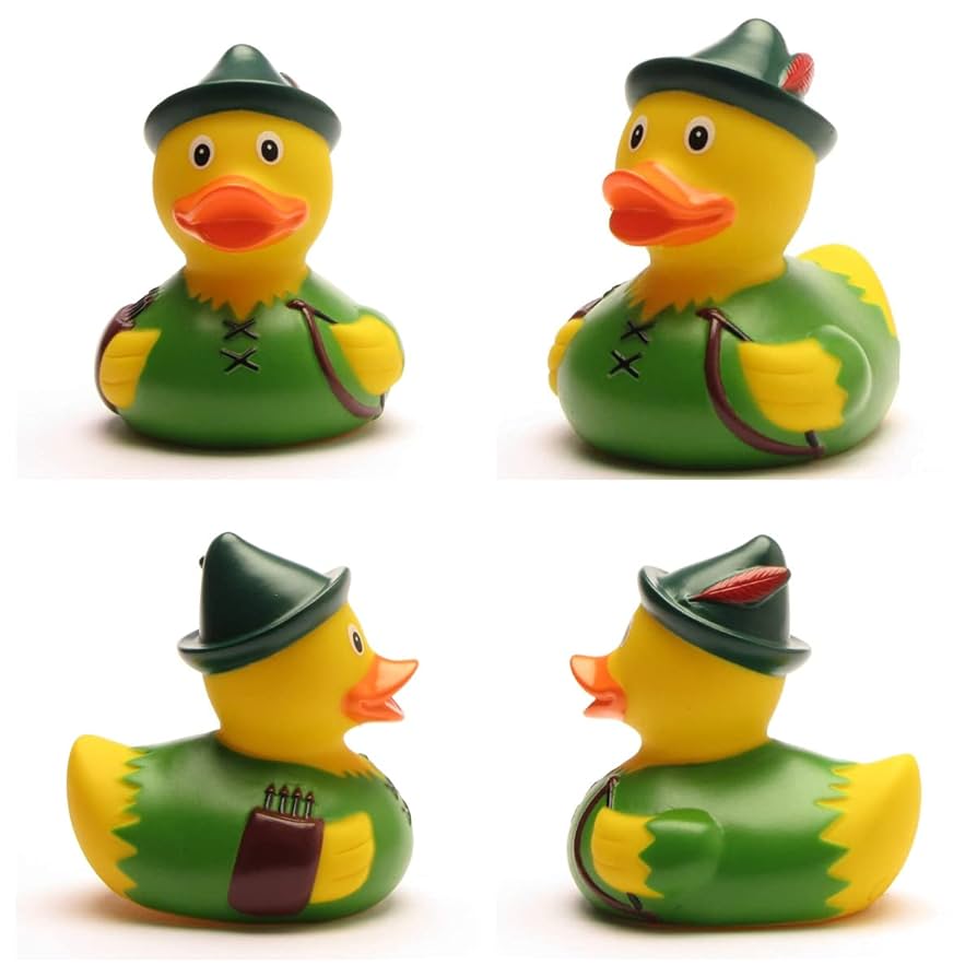 Amazon.co.jp: Rubber Duck Robin Hood ゴム製のアヒル